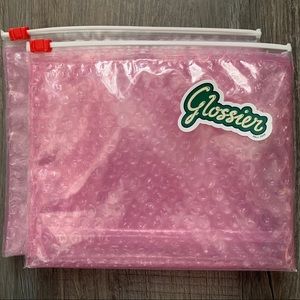GLOSSIER Pink Pouch + Sticker